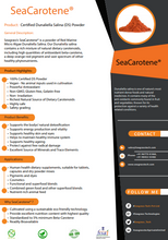 Load image into Gallery viewer, Dunaliella salina Biomass powder, 5-7.5% Betacarotene, 1 Kg